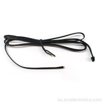 Cable de alimentación de 3p LED con enchufe masculino de hebilla